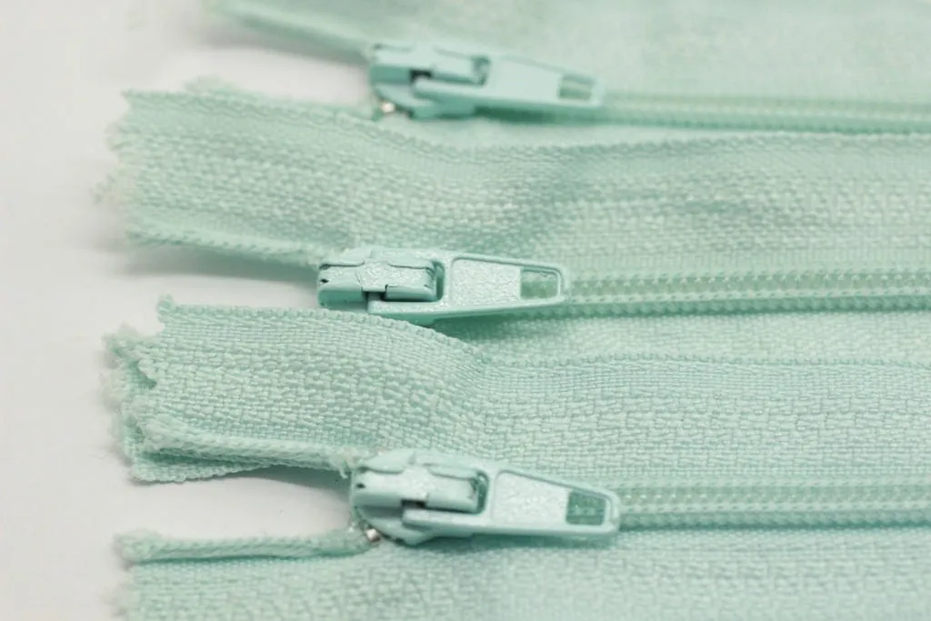 10 pcs Menthol Green Zippers, 18-60cm, 7-23inc zipper, pants zipper, zipper for pants, zipper, bag zipper, zippers, wallet zipper,