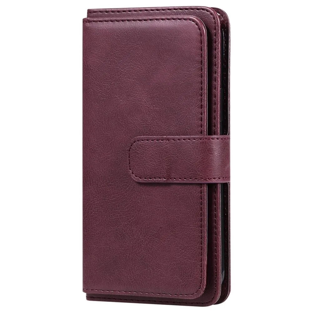 10-slot wallet case for Google Pixel 6 Pro - Wine Red