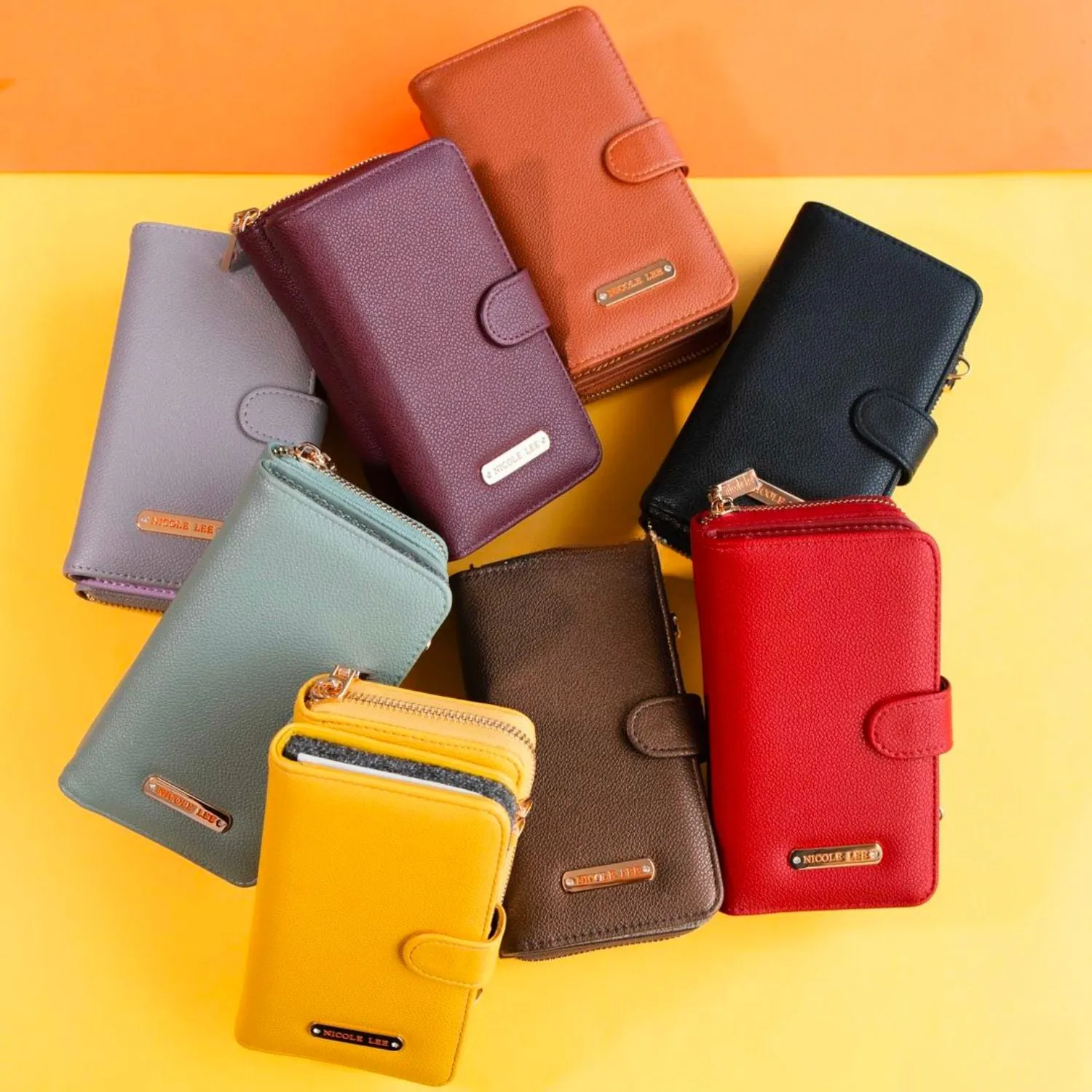 2 PIECE SOLID PHONE CASE CROSSBODY WALLET