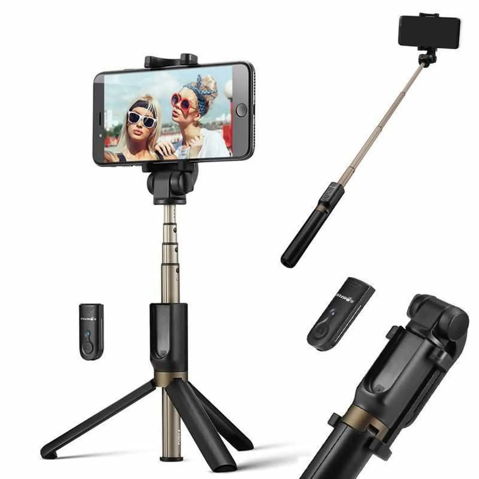 3 in 1 Wireless Bluetooth Tripod Selfie Stick