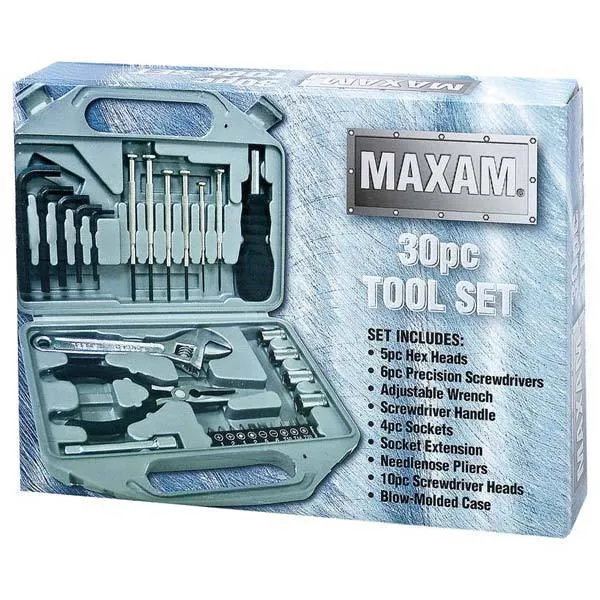 30 Piece Standard Measurement Motorcycle Tool Set