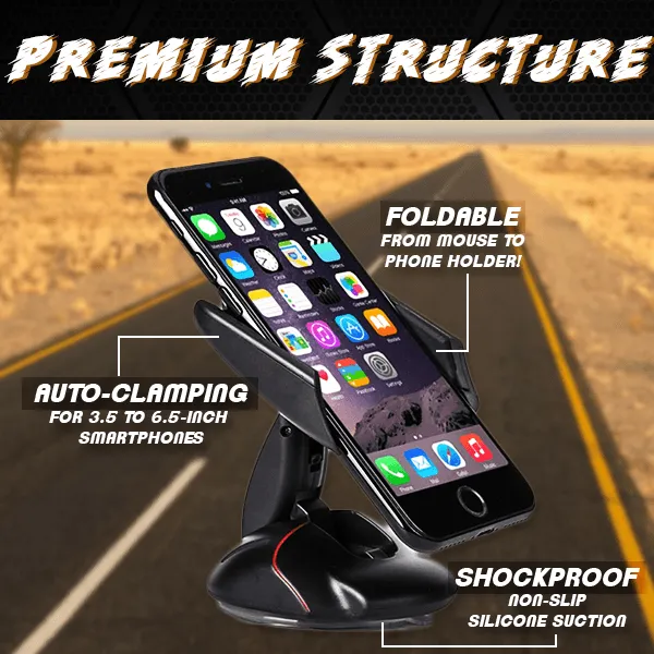 360° Transformable Car Phone Mount