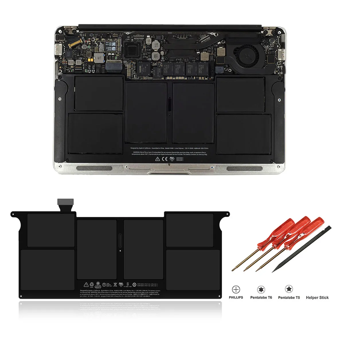 38.75Wh A1495 Battery for Mid 2012 2013 Early 2014 2015 Apple MacBook Air 11" A1465 EMC 2631 2924 MacBook Air 11 Inch A1465 Battery A1495