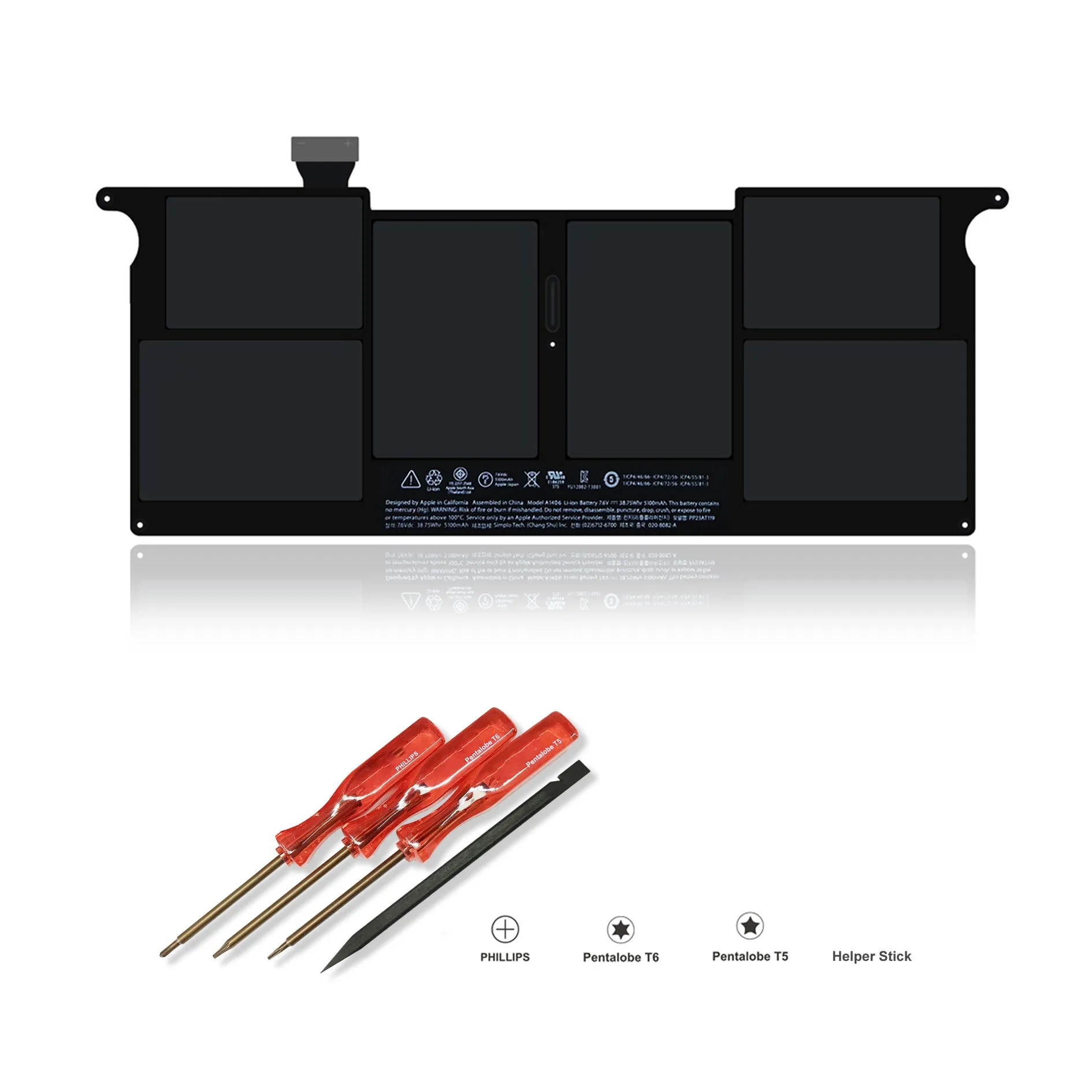 38.75Wh A1495 Battery for Mid 2012 2013 Early 2014 2015 Apple MacBook Air 11" A1465 EMC 2631 2924 MacBook Air 11 Inch A1465 Battery A1495