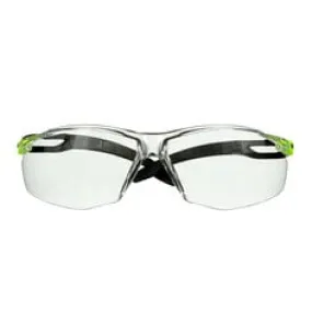 3M™ SecureFit™ 500 Series SF501SGAF-GRN, Green/Black, Scotchgard™ Anti-Fog Coating, Clear AF-AS Lens, 20 ea/Case