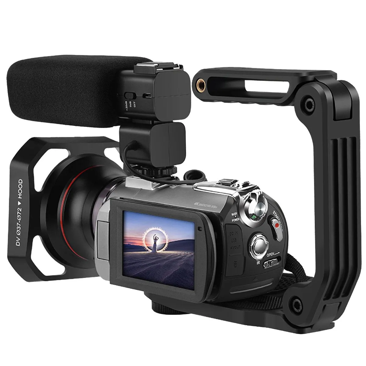 4K Camcorder Camera AZ50 with 64X Digital Zoom