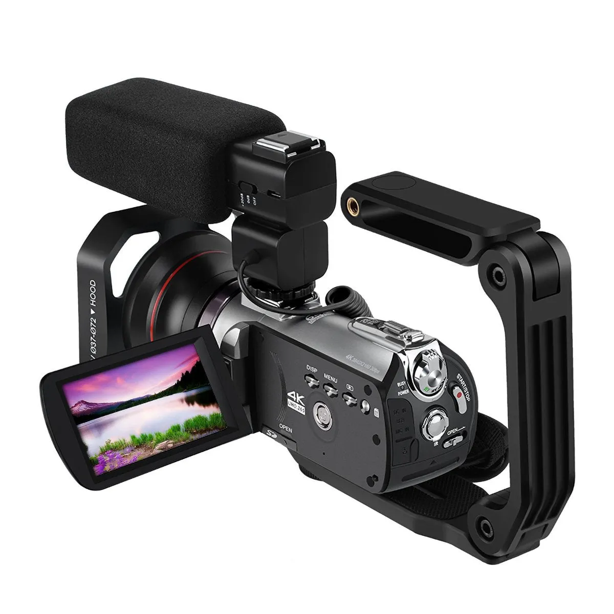 4K Camcorder Camera AZ50 with 64X Digital Zoom