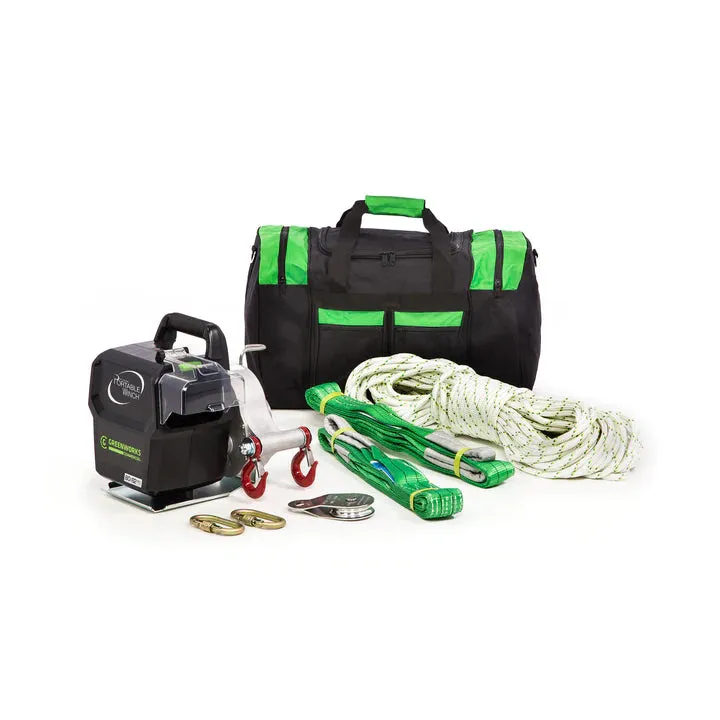 82W1MK 82V Battery Powered Portable Winch Kit (Tool Only   Accessories)