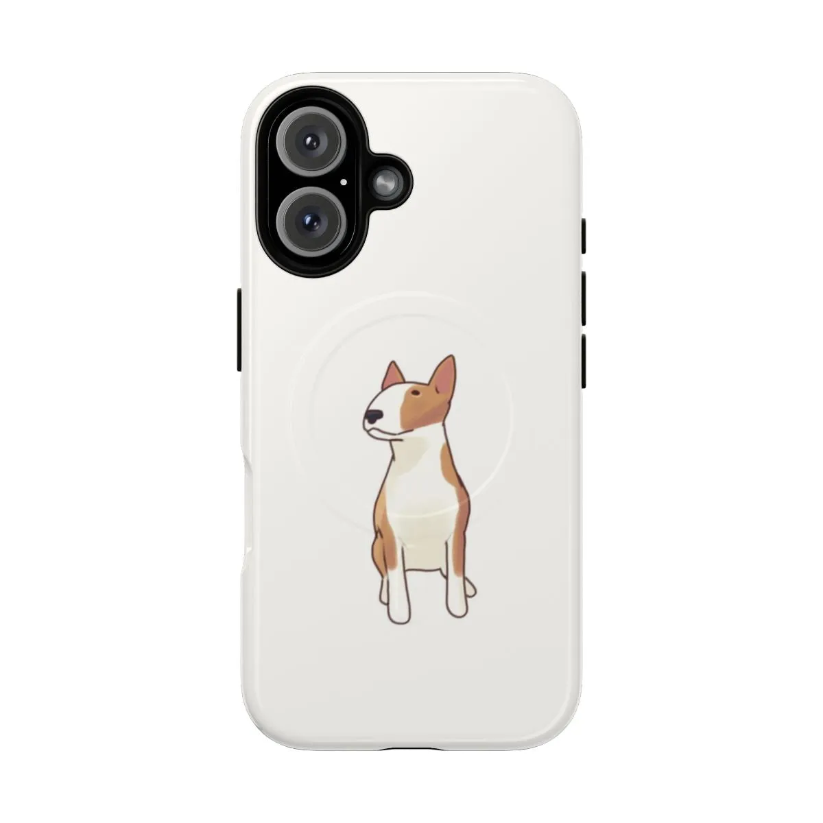 Adorable Bullterrier Design Magnetic Tough Phone Cases