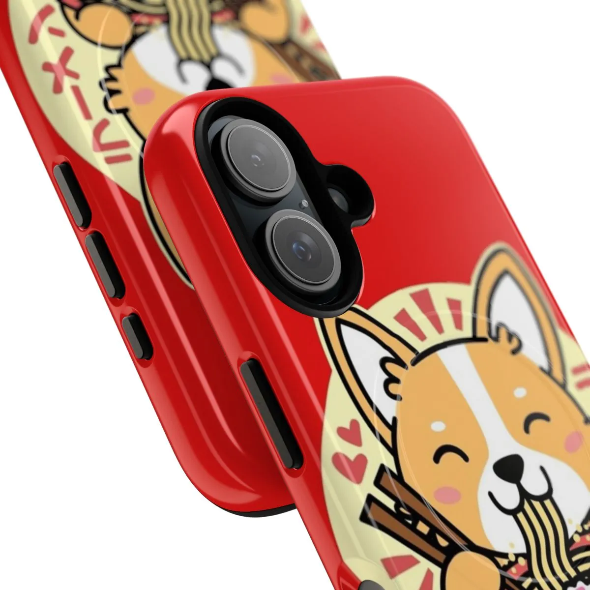 Adorable Corgi Eating Ramen Noodles Phone Case