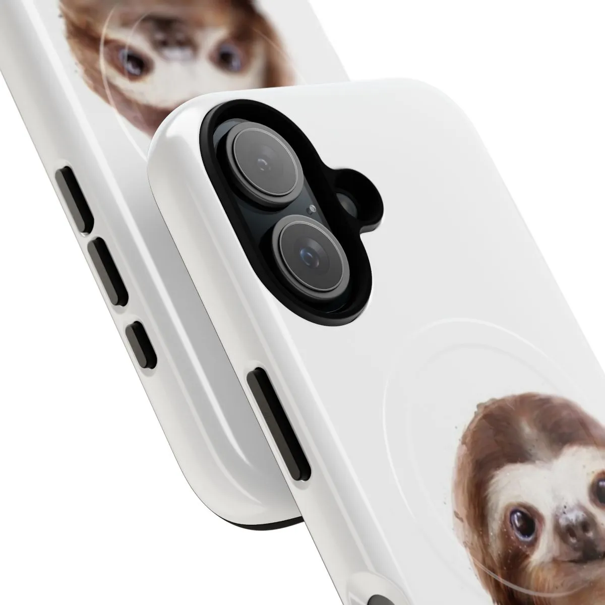 Adorable Sloth-Themed Magnetic Tough Phone Case