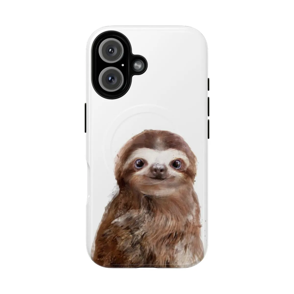 Adorable Sloth-Themed Magnetic Tough Phone Case