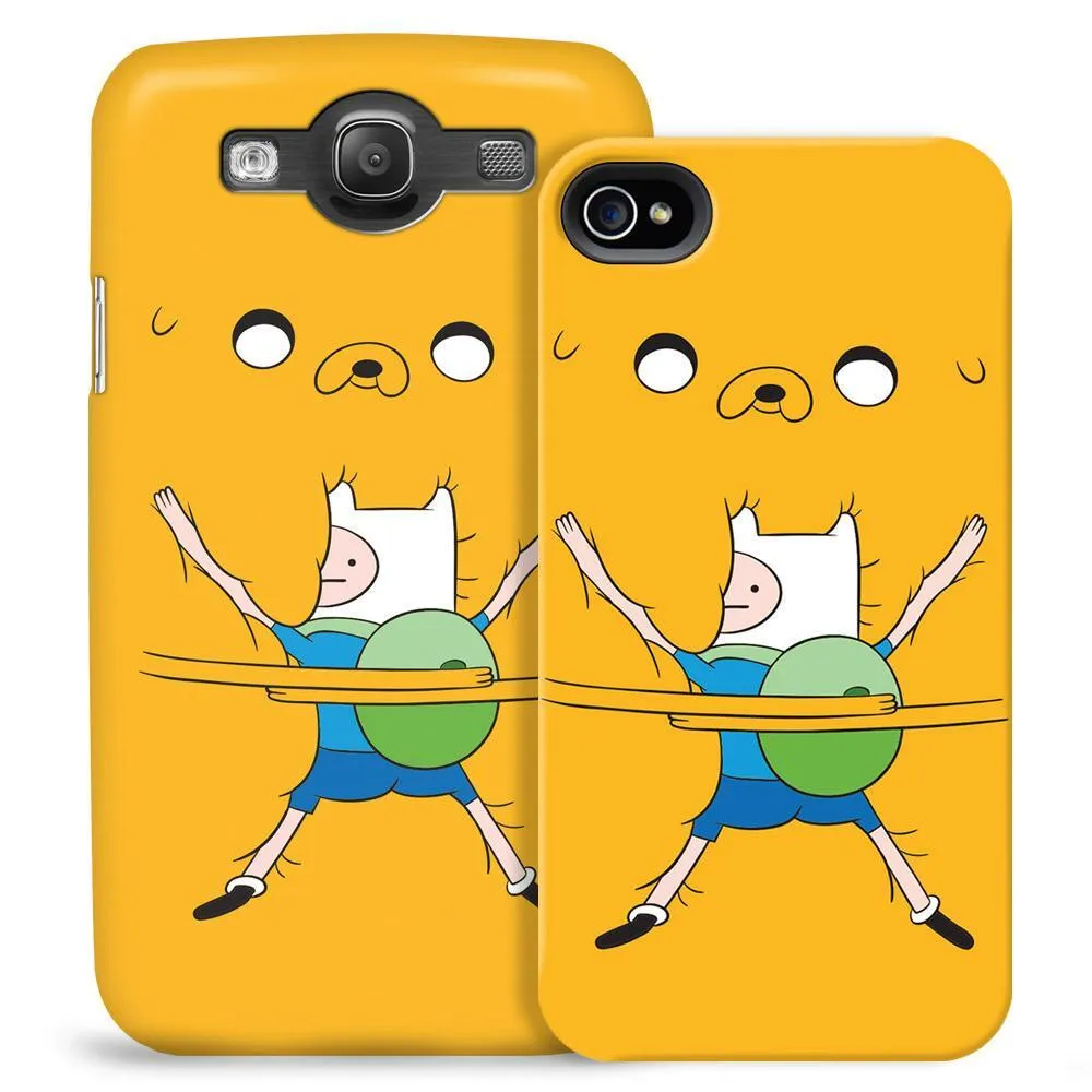 Adventure Time Finn and Jake Bro Hug Phone Case for iPhone and Galaxy