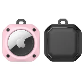 AirTags TPU cover with key ring - Pink