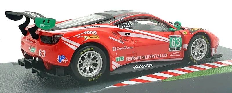 Altaya 1/43 Scale 30424K - Ferrari 488 GT3 #63 24h Daytona 2017 - Red