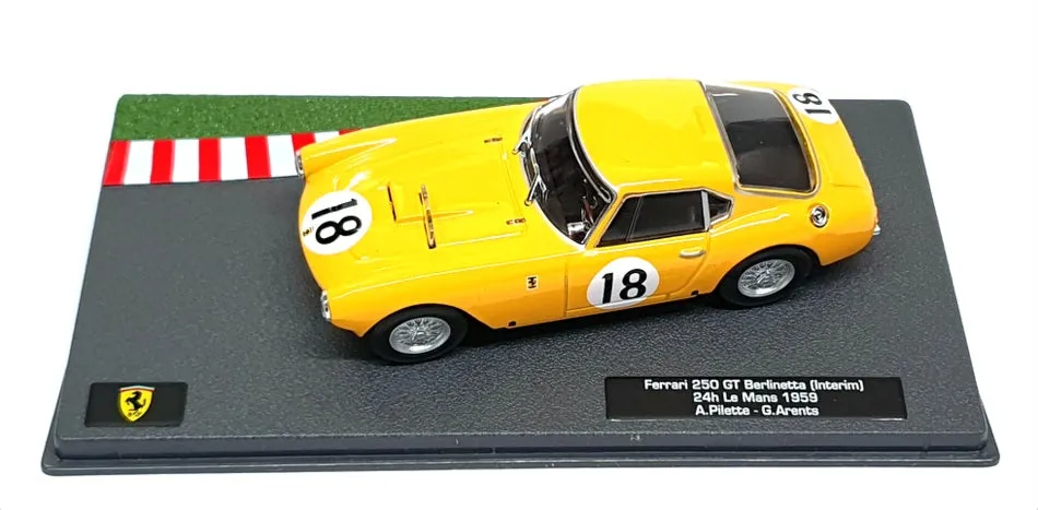 Altaya 1/43 Scale 610232 - Ferrari 250 GT #18 24h Le Mans 1959 - Yellow