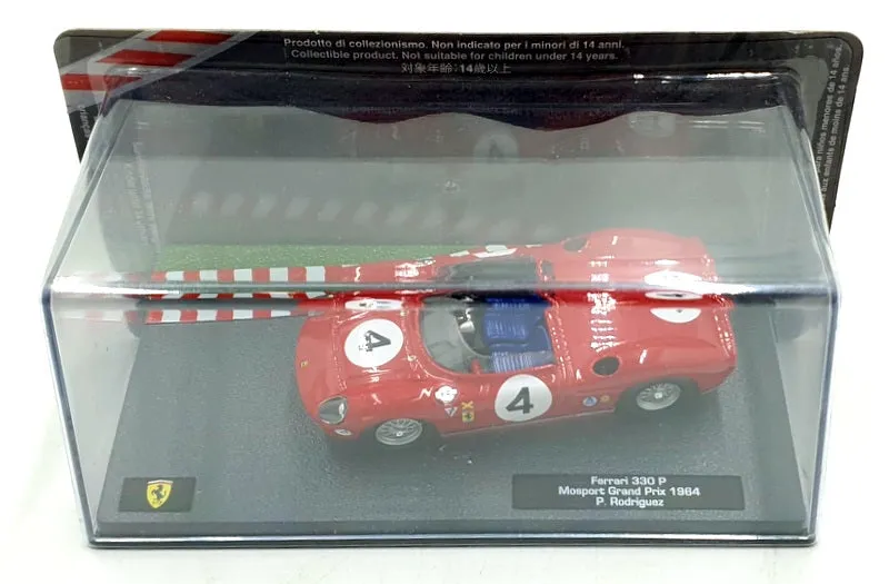 Altaya 1/43 Scale 61023F - Ferrari 330 P #4 Mosport GP 1964 - Red