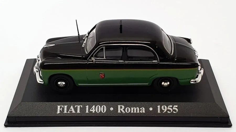 Altaya 1/43 Scale AL181120 - 1955 Fiat 1400 Roma Taxi - Black/Green