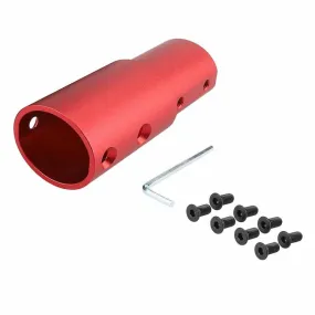 Aluminum Extension Pipe Extender Pole For Xiaomi M365/M365Pro Pro2 1S(Red)