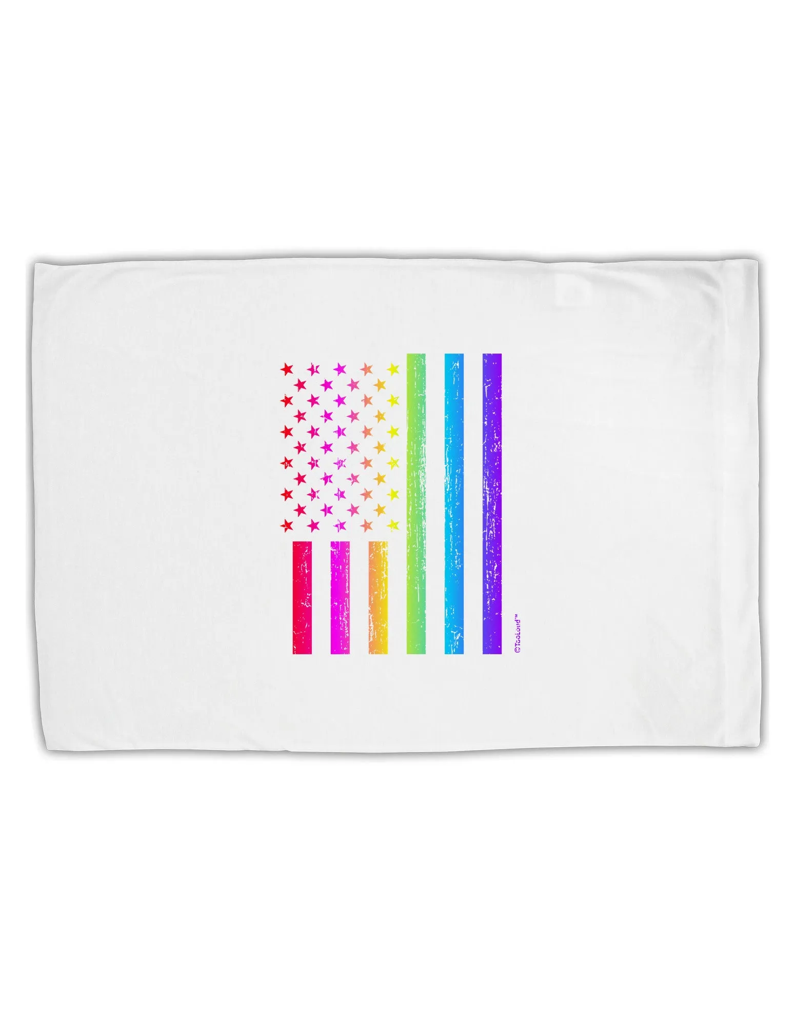 American Pride - Rainbow Flag Standard Size Polyester Pillow Case