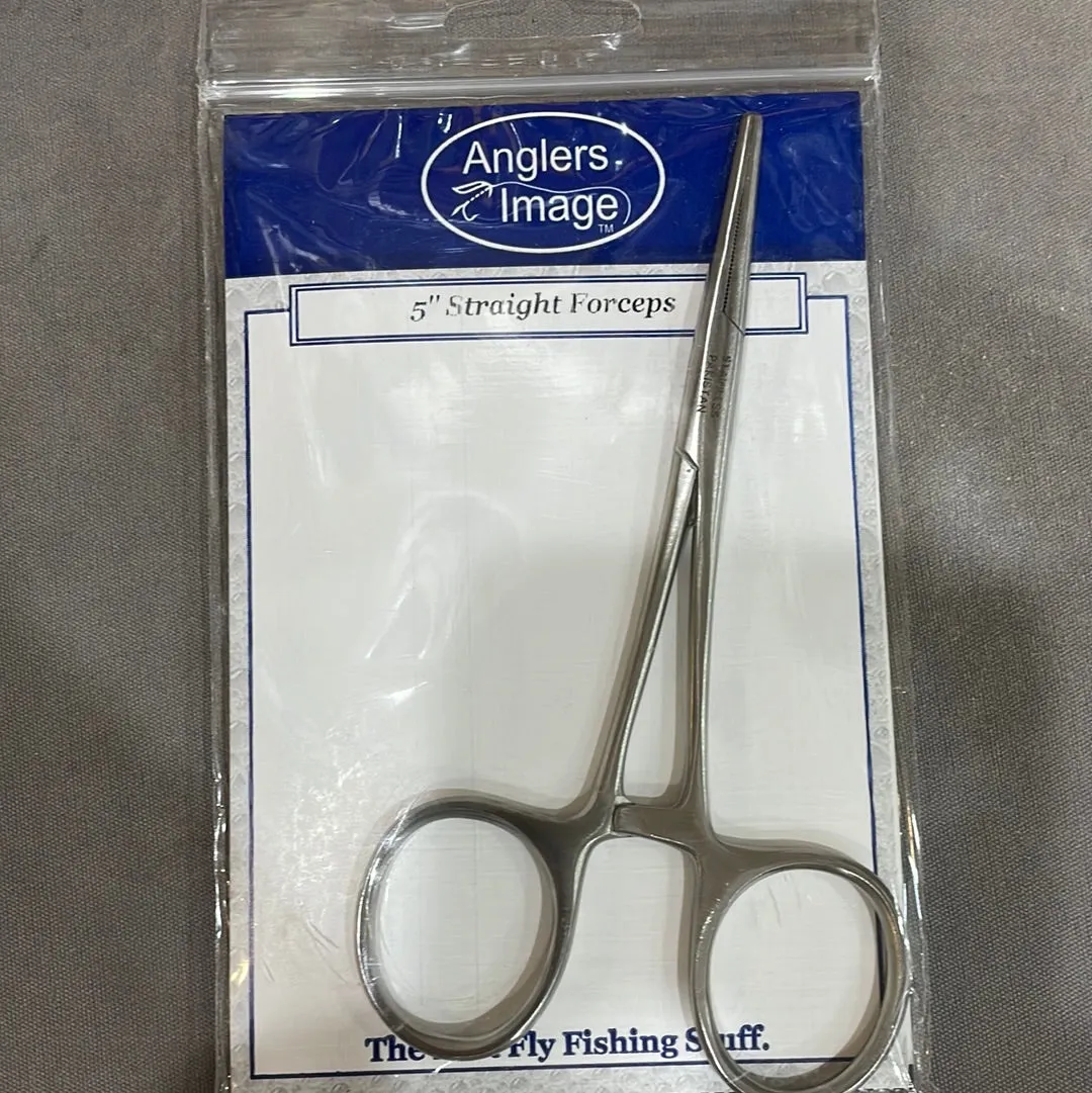 Anglers Image 5" Straight Forceps