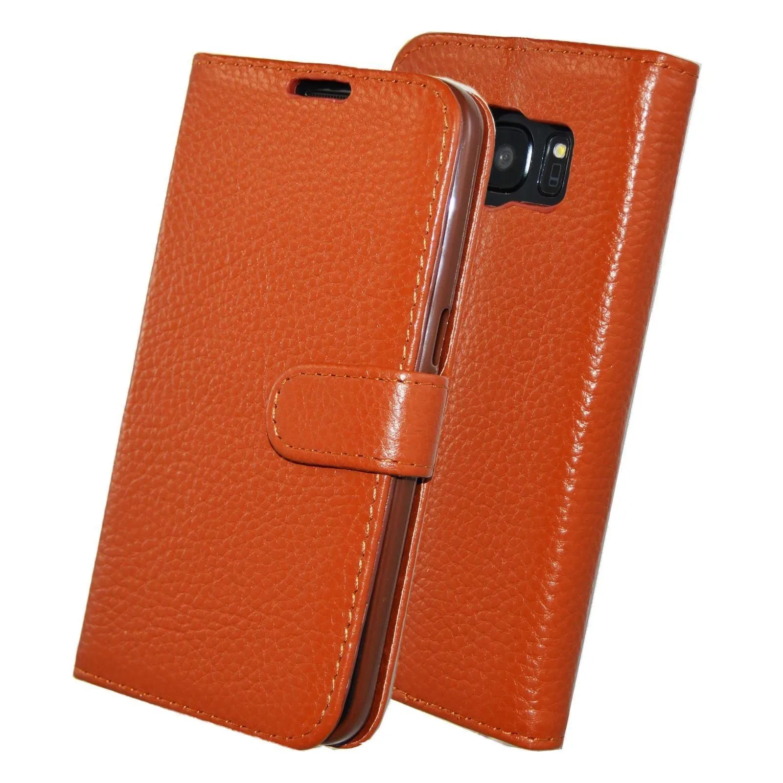 Apple iPhone 13 Pro Genuine Leather Flip Folio Book Wallet Case