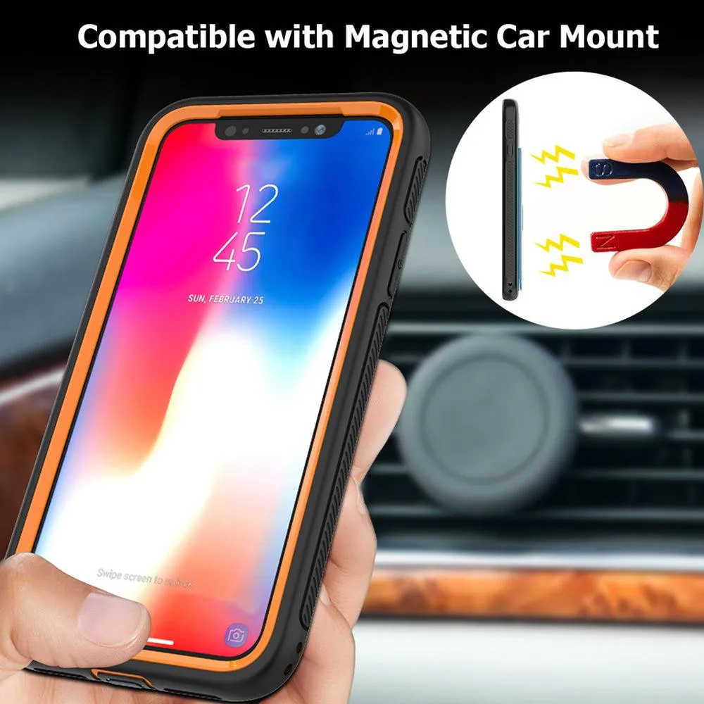 Apple iPhone XS Max (6.5inch) Magnetic Folio Leather Wallet W. Card Slot and Stand Case by Modes