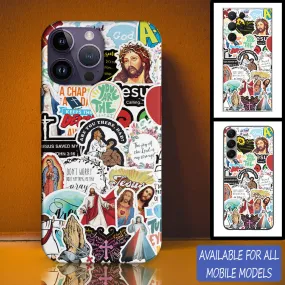 Are You There Dad Sticker Personalized Phone Case - Christian Phone Case - Bible Verse Phone Case