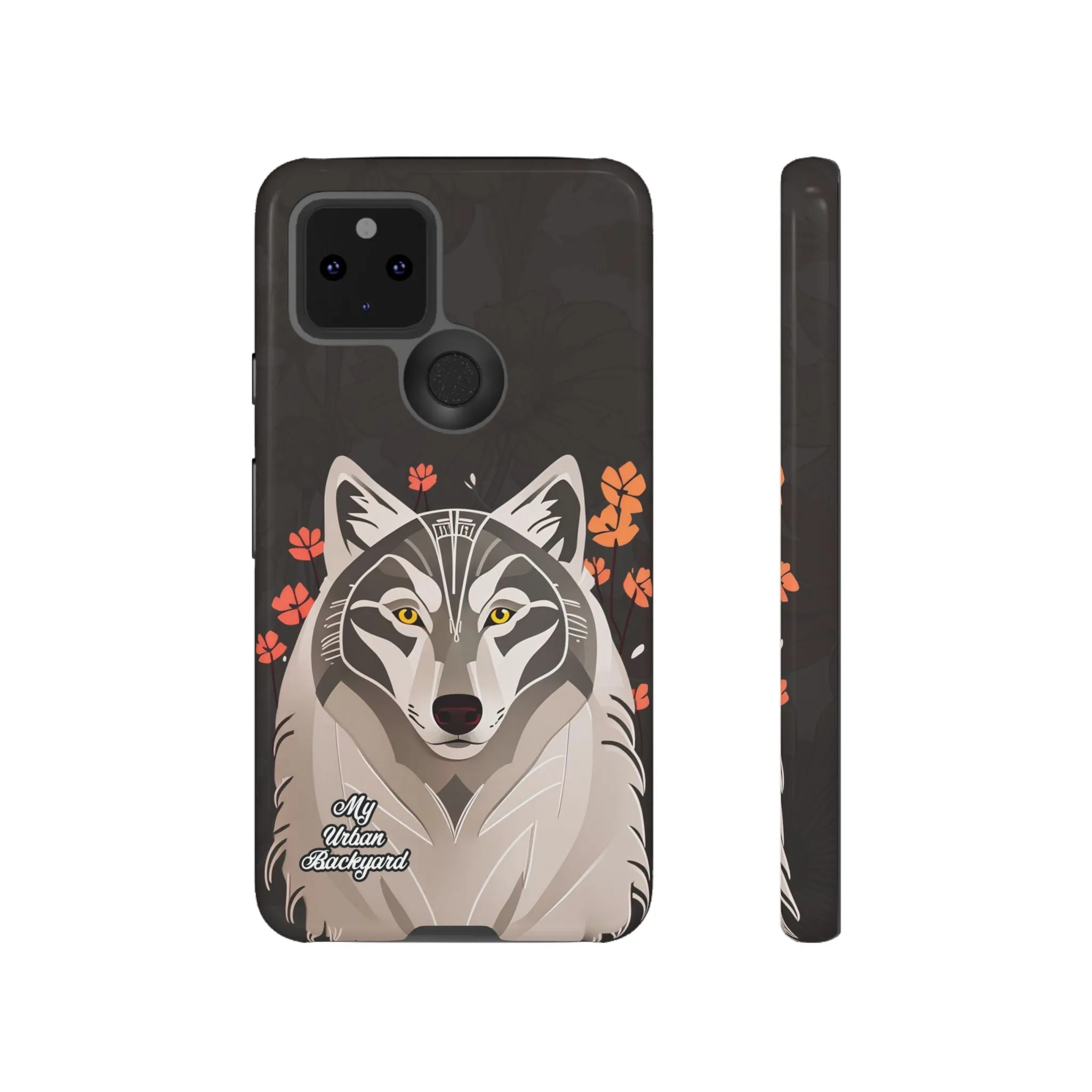 Art Deco Wolf, Cell Phone Case - Apple, Samsung or Google Pixel