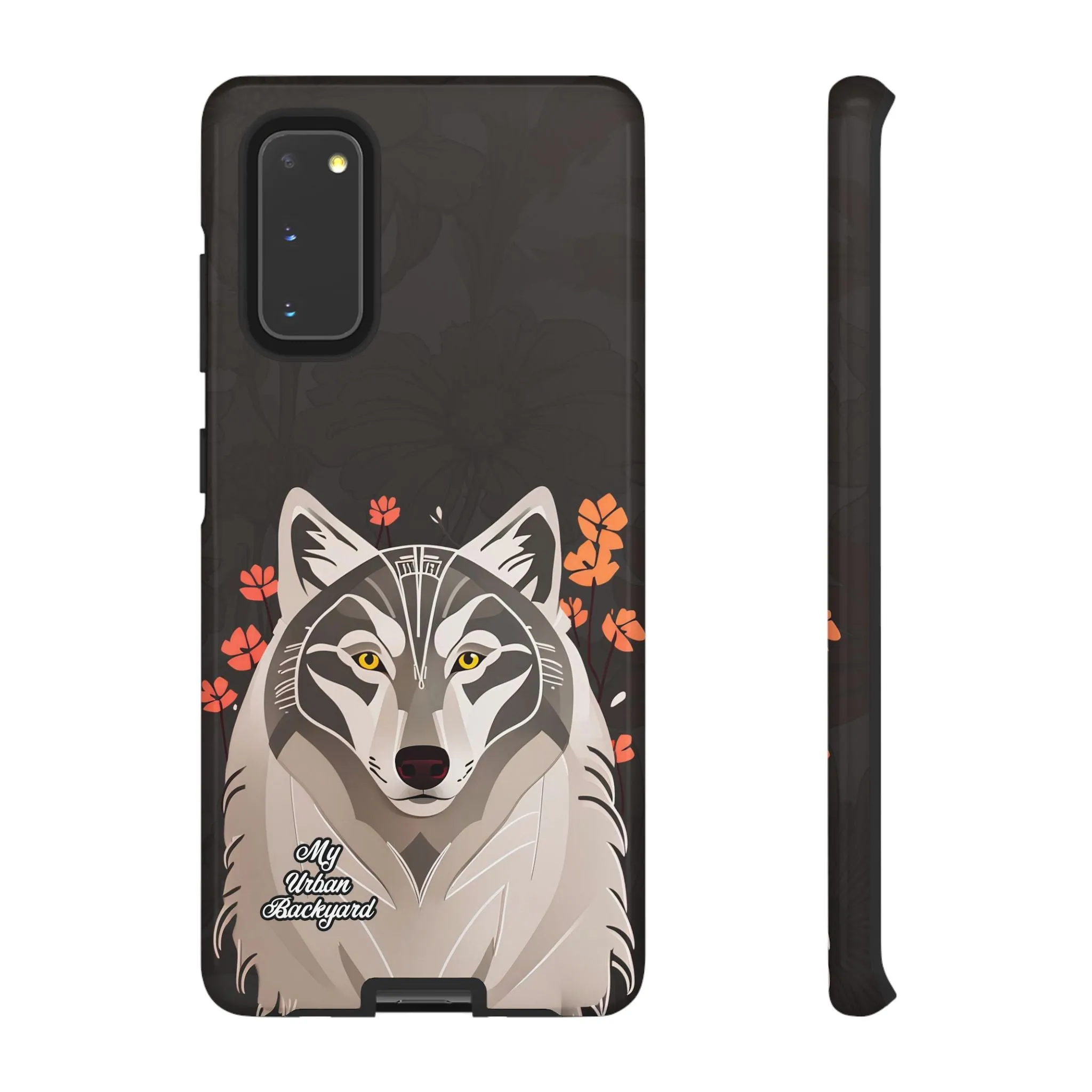 Art Deco Wolf, Cell Phone Case - Apple, Samsung or Google Pixel