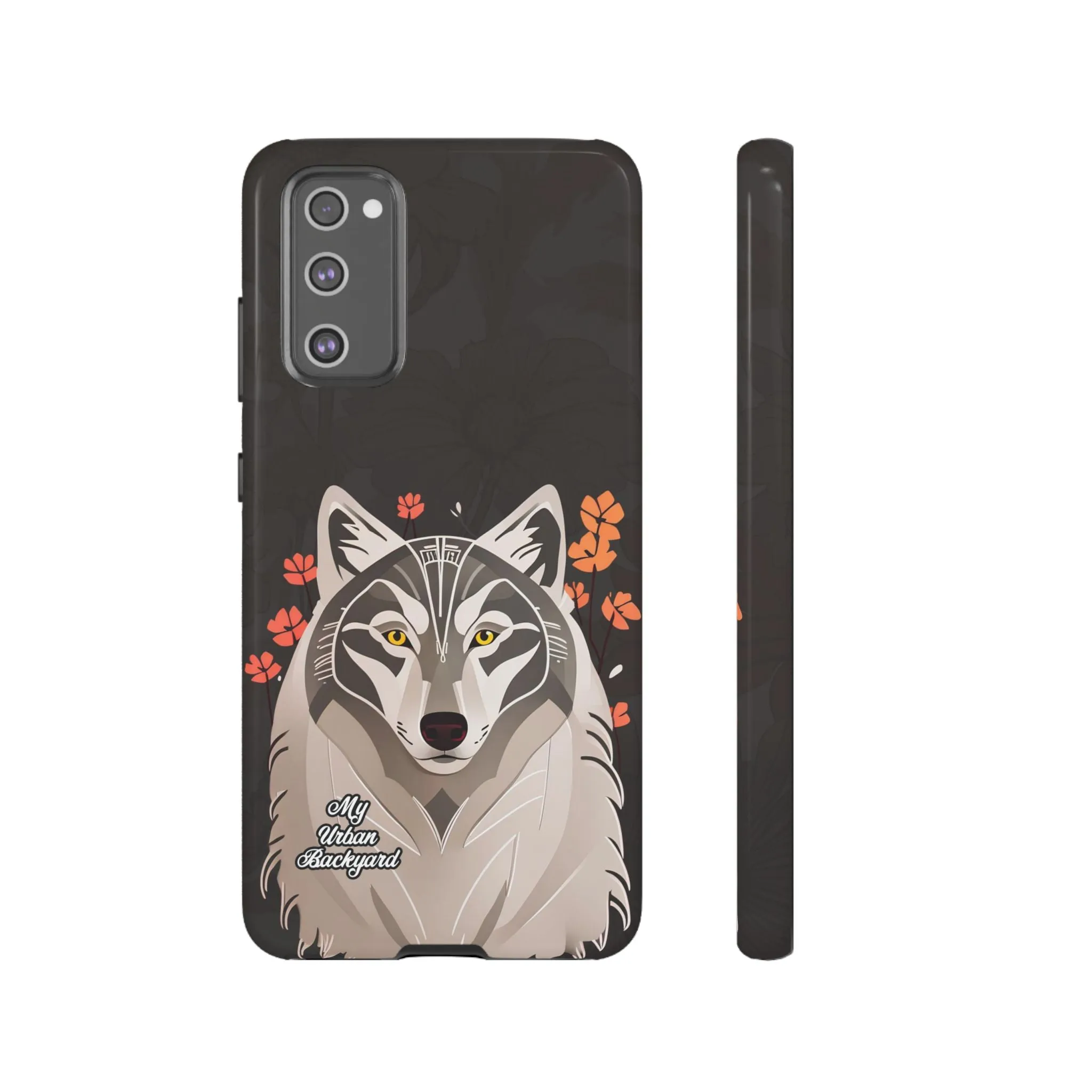 Art Deco Wolf, Cell Phone Case - Apple, Samsung or Google Pixel