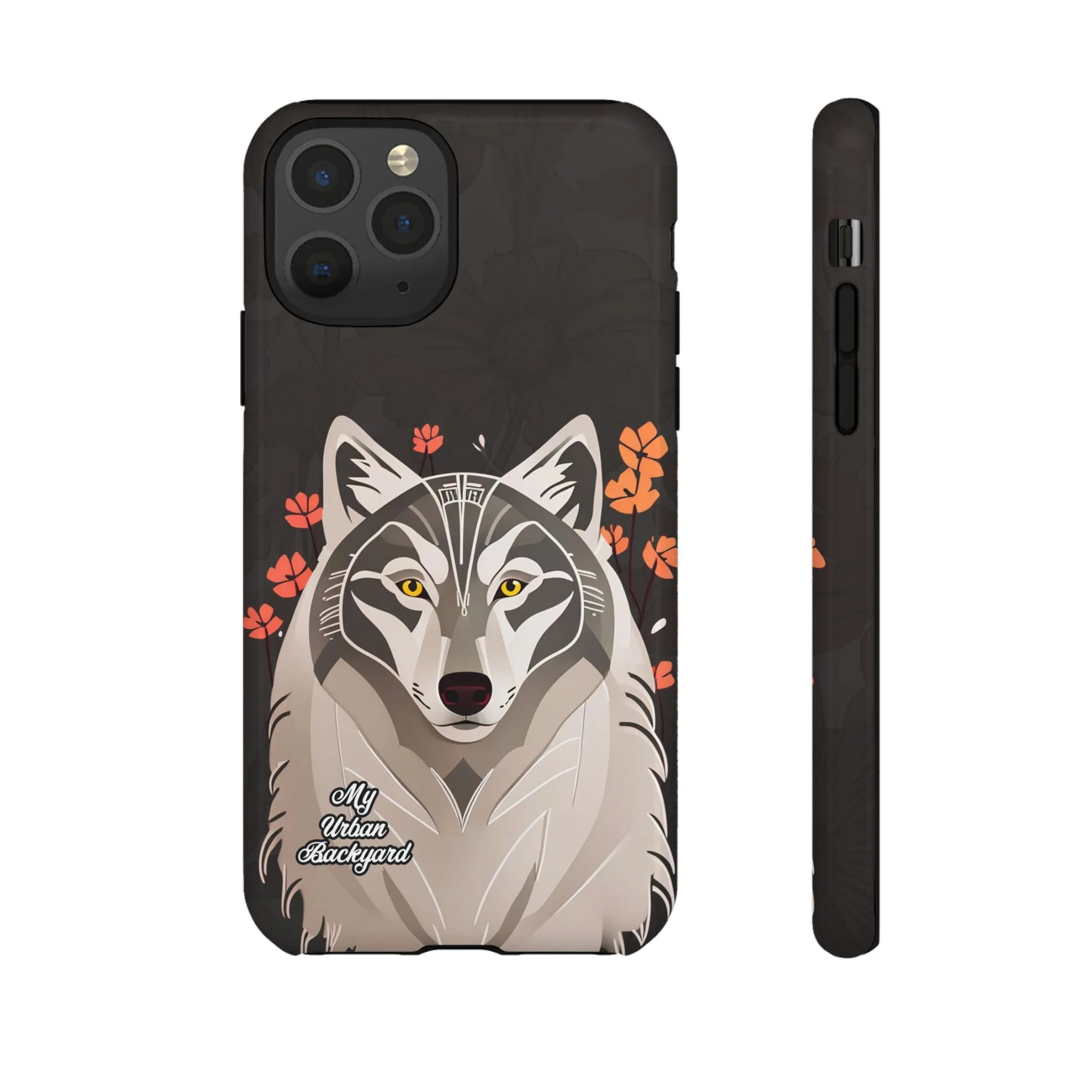 Art Deco Wolf, Cell Phone Case - Apple, Samsung or Google Pixel