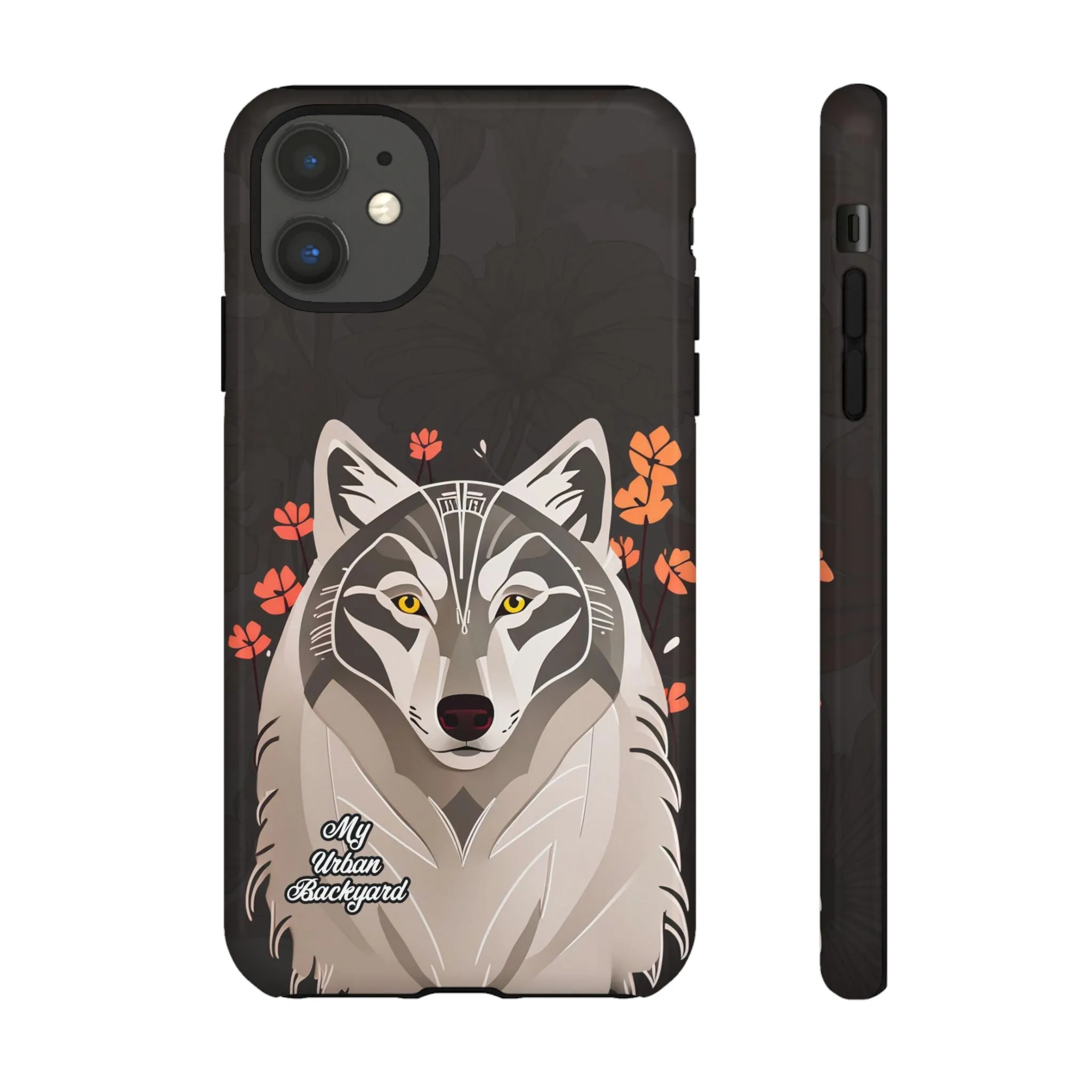 Art Deco Wolf, Cell Phone Case - Apple, Samsung or Google Pixel