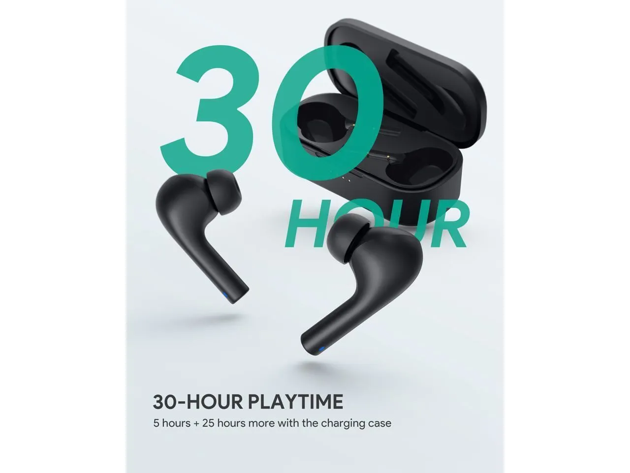 Aukey TWS Wireless Earbuds Black - EP-T21