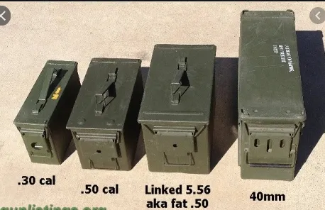 Authentic US Military Grade 30 Cal Ammo Can