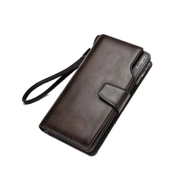 Baellerry Men Wallets New Design Men Purse Casual Wallet Clutch Bag Brand Leather Long Wallet Brand Hand Bag For Men Purse WL362