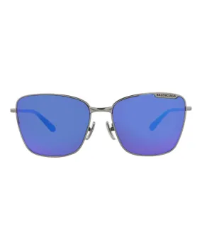 Balenciaga Square-Frame Metal Sunglasses, Style #  BB0279SA-30013991004