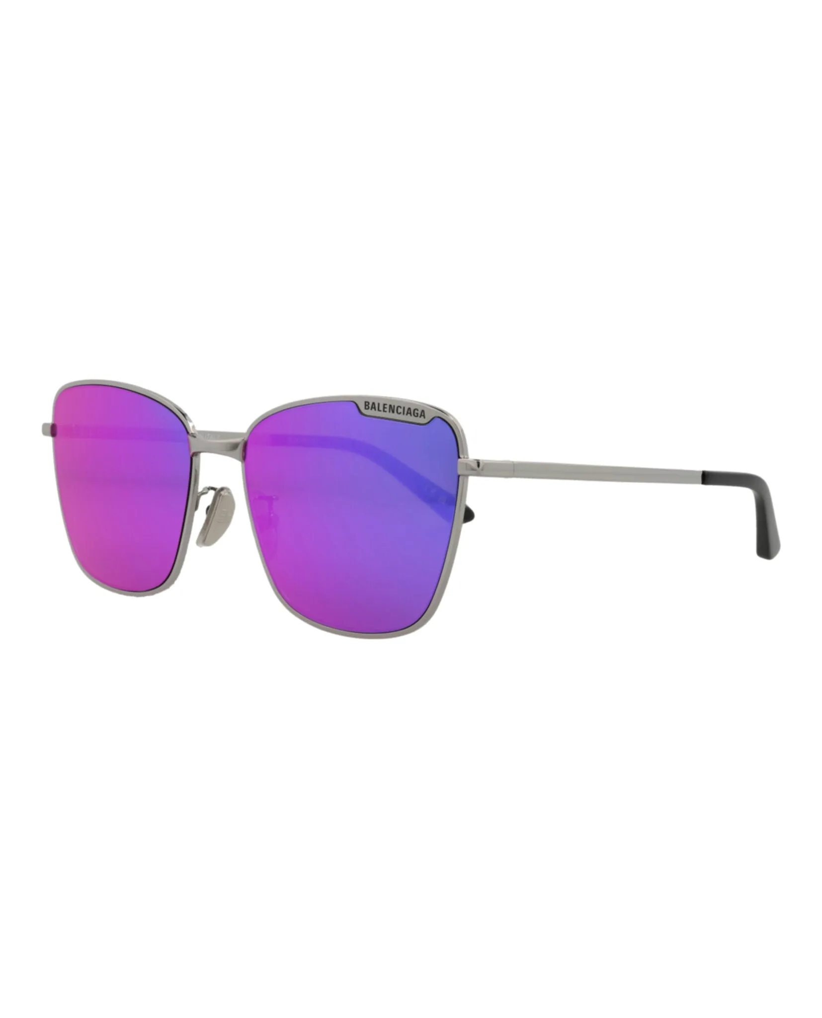 Balenciaga Square-Frame Metal Sunglasses, Style #  BB0279SA-30013991004