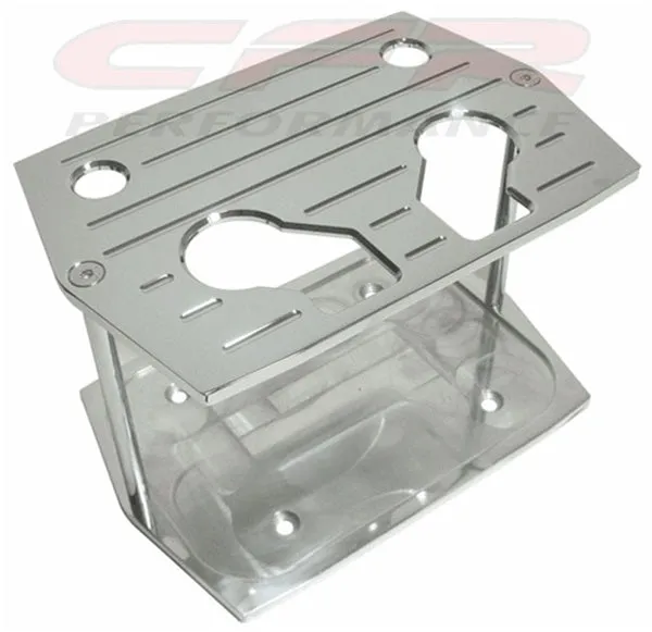 BALL MILLED CHROME BILLET ALUMINUM OPTIMA GROUP 34-78 BATTERY TRAY - CHEVY FORD MOPAR