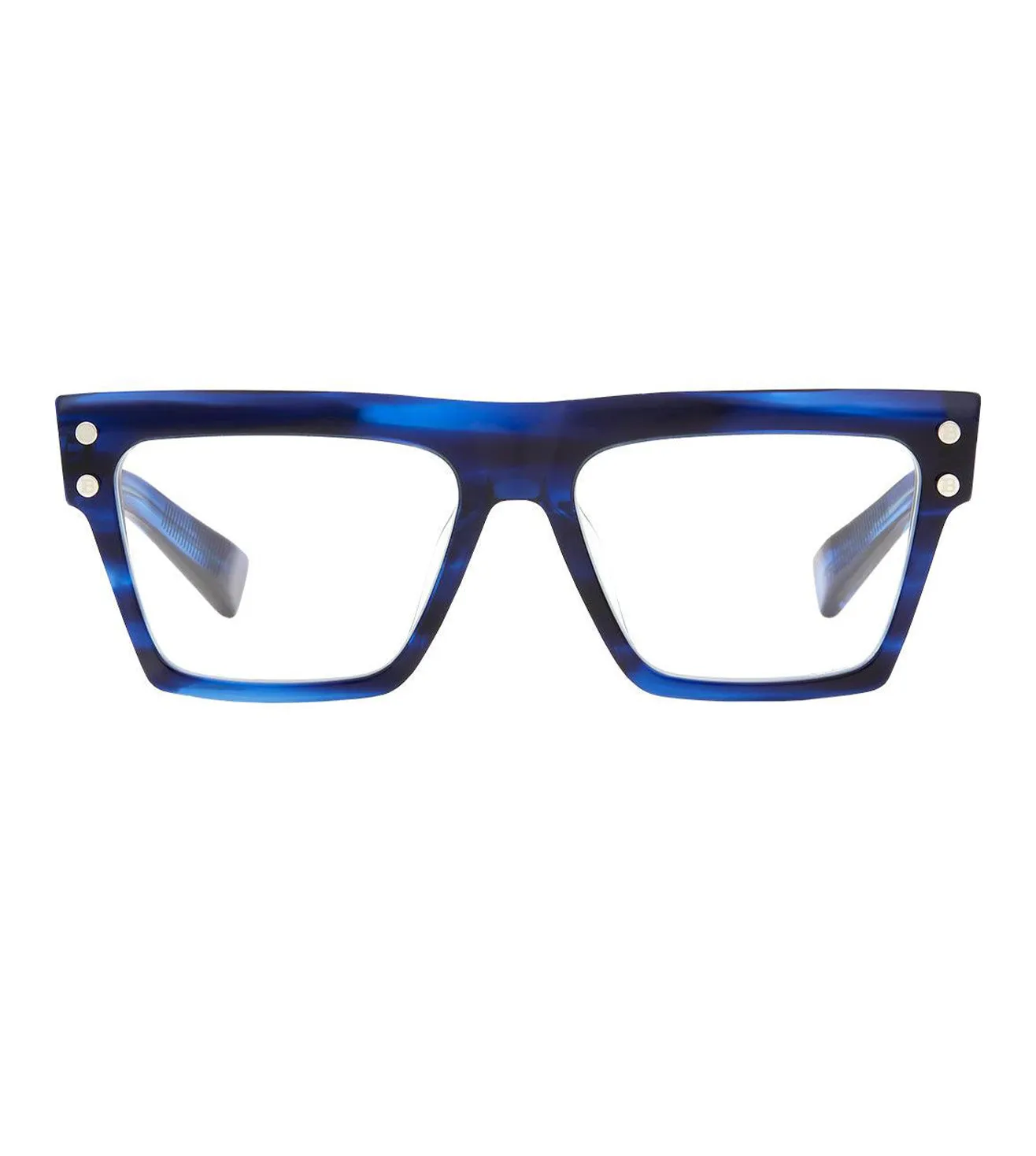 Balmain Men's Blue Square Optical Frame