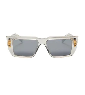 Balmain Women's Grey Square Sunglasses