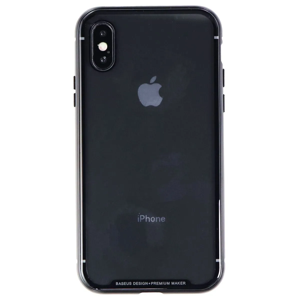 Baseus Magnetite Hardware Case for Apple iPhone Xs/X - Black/Clear