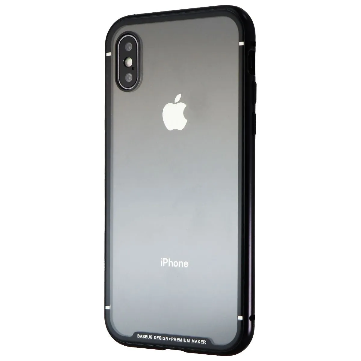 Baseus Magnetite Hardware Case for Apple iPhone Xs/X - Black/Clear