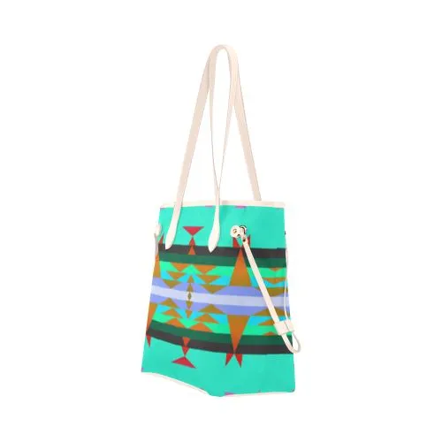 Between the Mountains Spring Clover Canvas Tote Bag