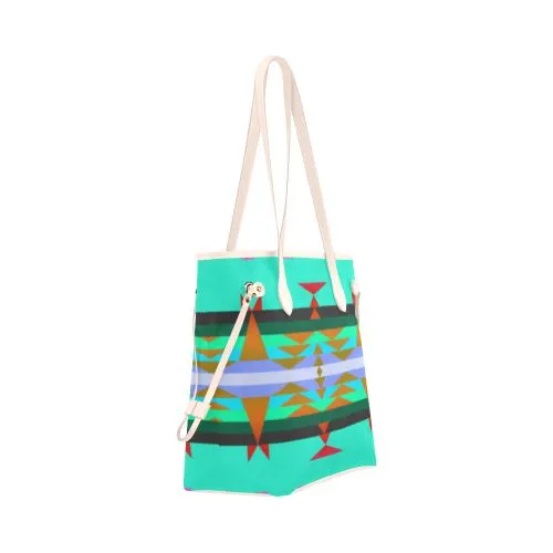 Between the Mountains Spring Clover Canvas Tote Bag