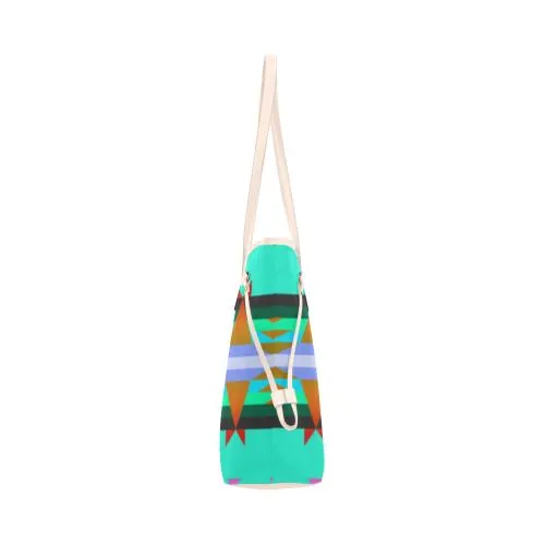 Between the Mountains Spring Clover Canvas Tote Bag