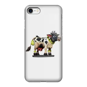 Black and White Cow Fully Printed Tough Phone Case