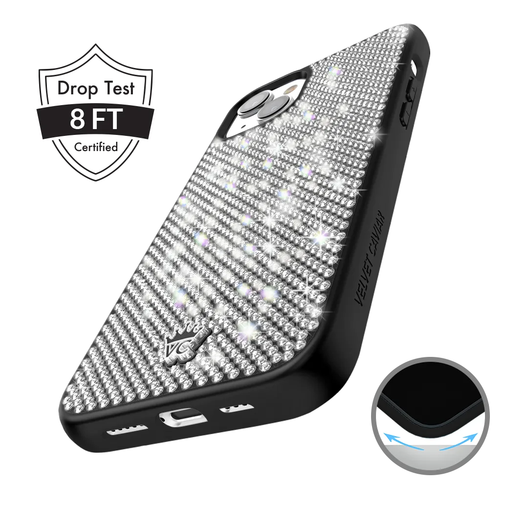 Black Caviar Crystals iPhone Case