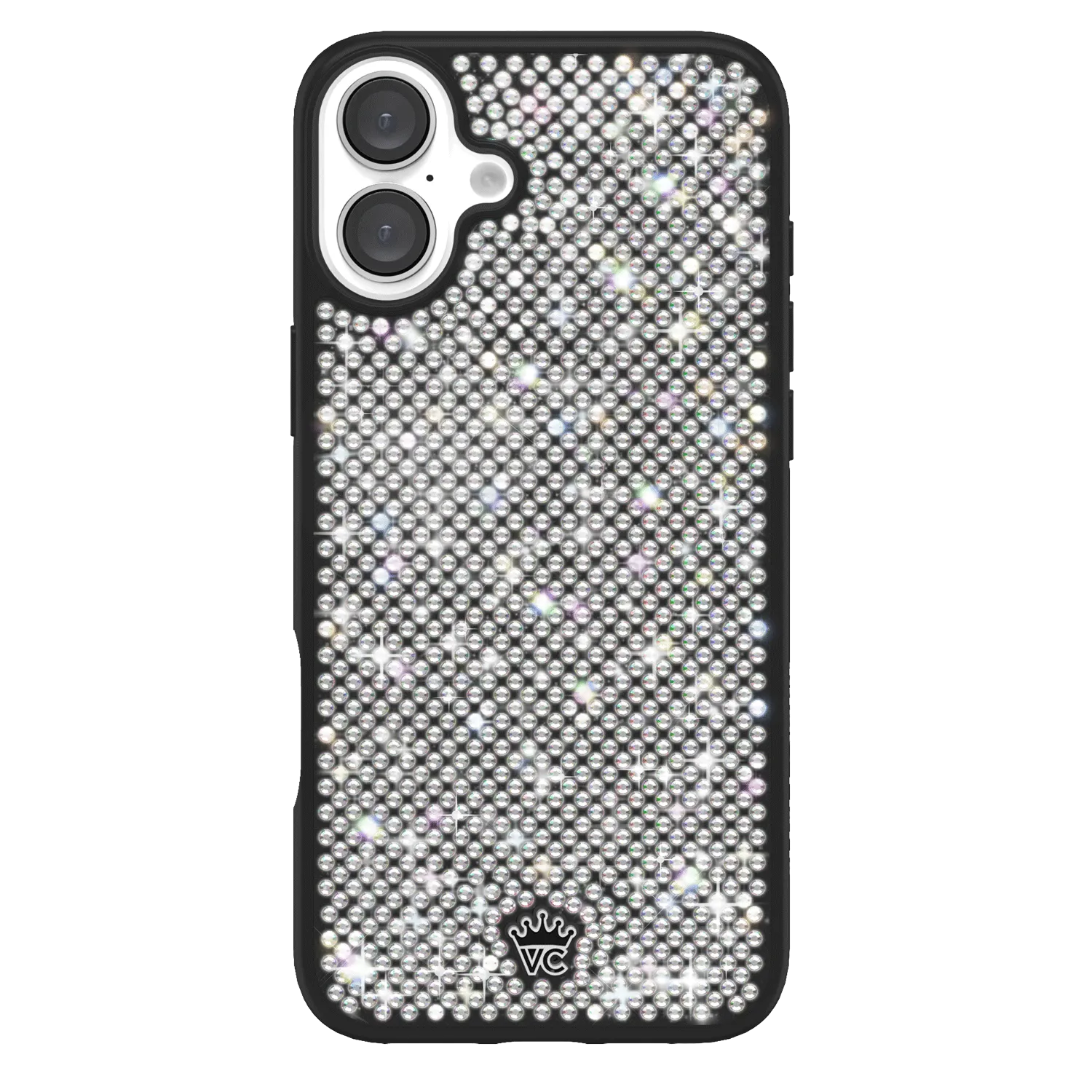 Black Caviar Crystals iPhone Case