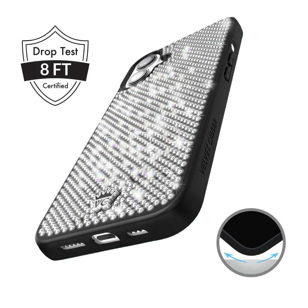 Black Caviar Crystals iPhone Case